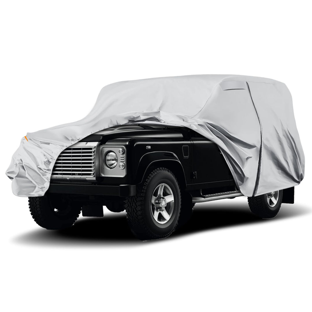 Autoabdeckung Wasserdicht für Land Rover Defender 110 1990-2016, Vollgarage Autoplane Auto Abdeckpla
