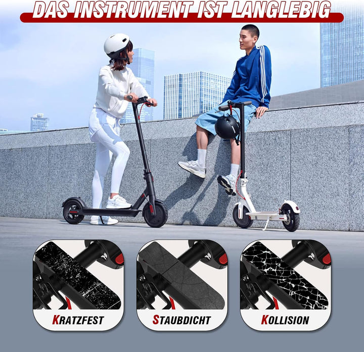 MaxEarn Upgrade 4-Draht Scooter Dashboard für Xiaomi M365/M365 Pro/Pro 2, Scooter Armaturenbrett mit