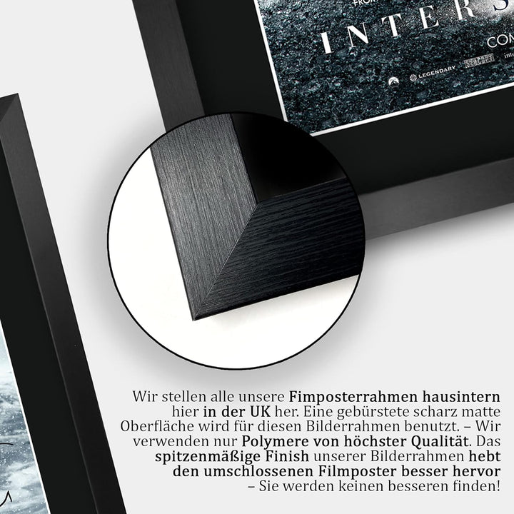HWC Trading FR A3 Interstellar Matthew McConaughey, Anne Hathaway Geschenke Geduckter Poster Signier