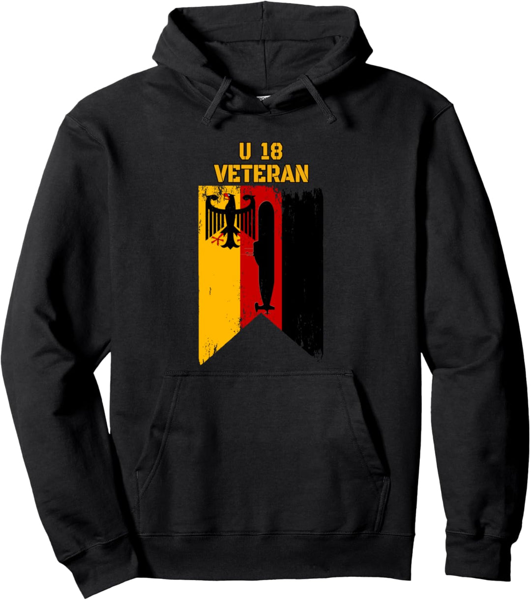 U-Boot U 18 Unterseeboot Veteranen Tag Vatertag Opa Papa Pullover Hoodie