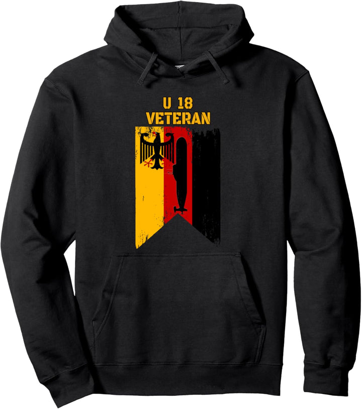 U-Boot U 18 Unterseeboot Veteranen Tag Vatertag Opa Papa Pullover Hoodie