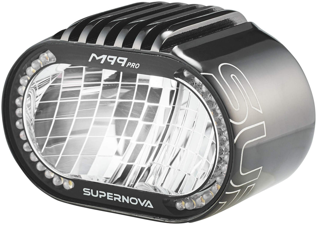 SUPERNOVA Unisex – Erwachsene M99 Pro Fahrradlicht, schwarz, 1100-1600 Lumen Single, Single