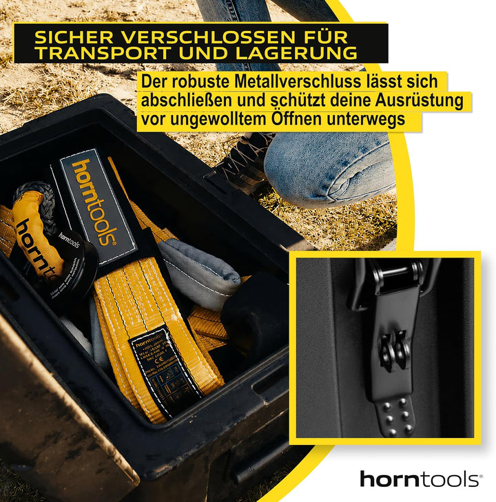 horntools Transportbox - Wasserdichte Reisebox - Lagerbox Stapelbar - 3,6mm dickes Polyethylen - Sic