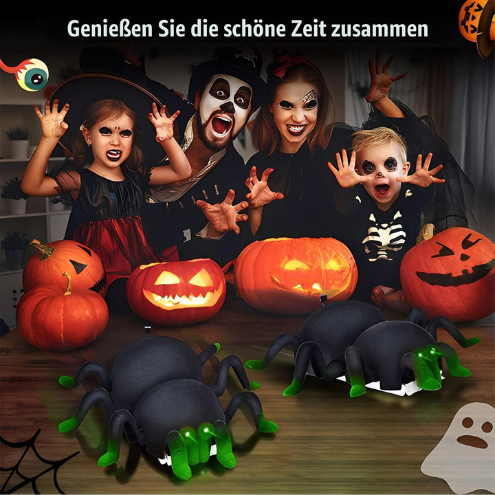 OBEST Ferngesteuerte Spinne Spielzeug mit Wandkletterfunktion, Wand und Boden Dual-Mode Halloween Sp
