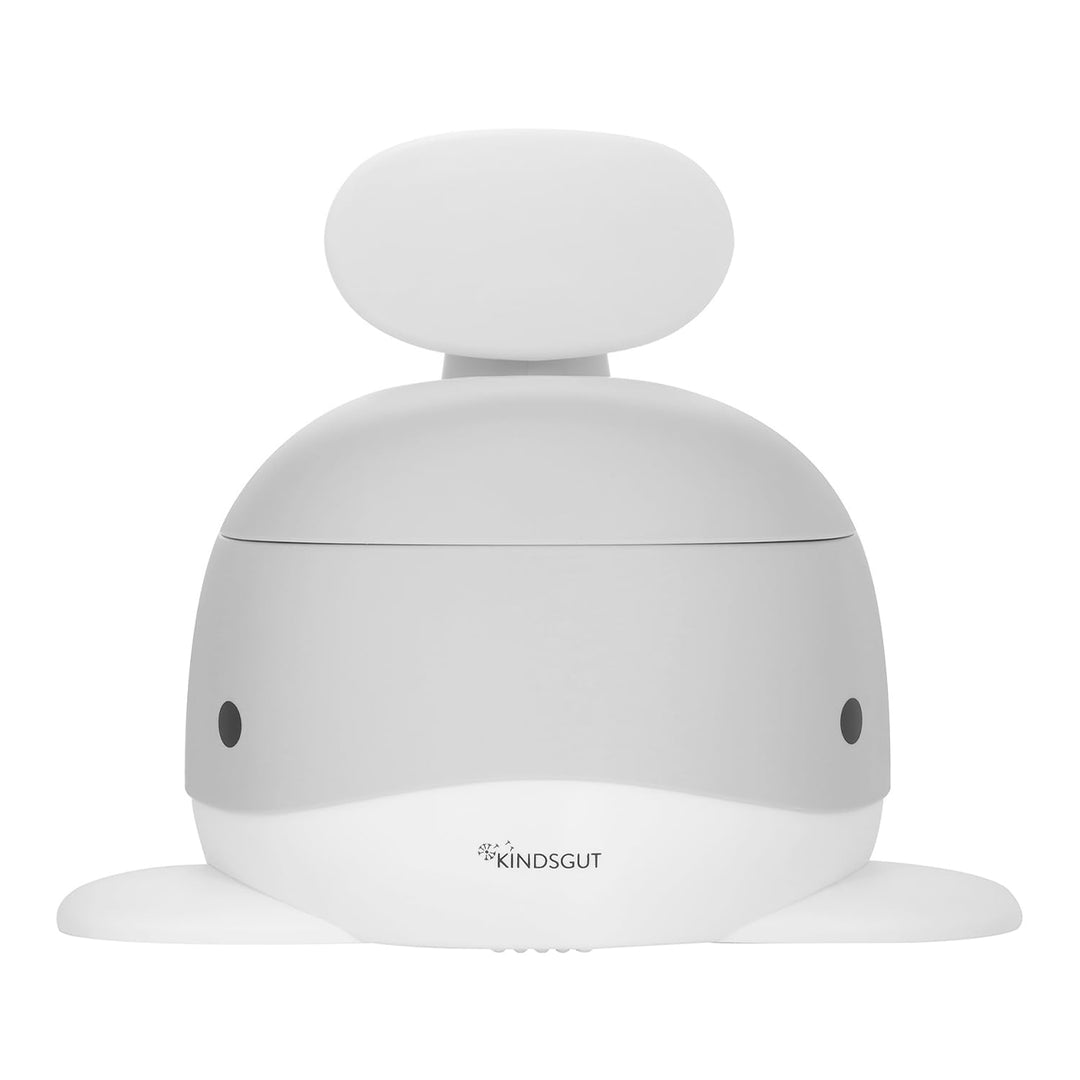 Kindsgut Kinder-Töpfchen, Babytopf WC/Klo, kinderfreundliches Wal-Design und dezente Farben, Toilett