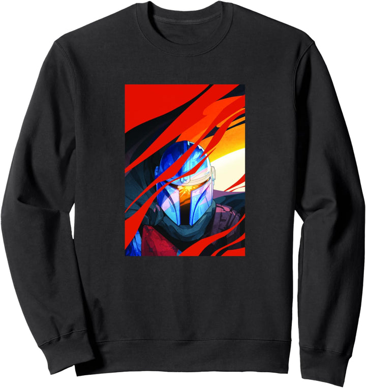 Star Wars Mandalorian Smoke Poster Sweatshirt