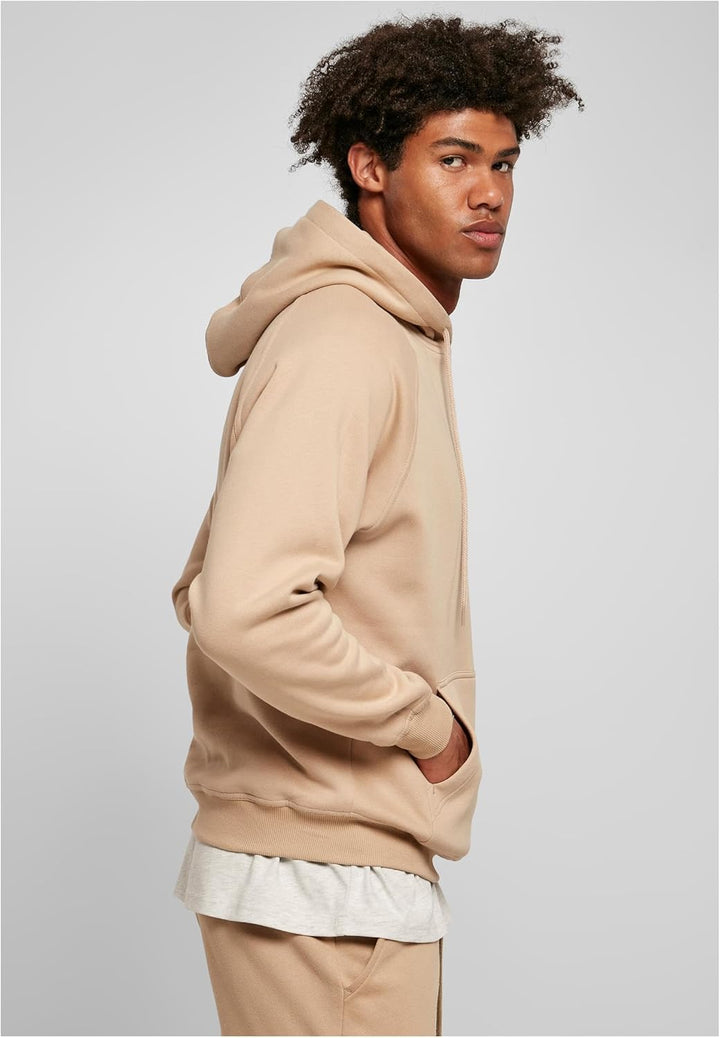 Urban Classics Herren Blank Hoody Kapuzenpullover L Unionbeige, L Unionbeige