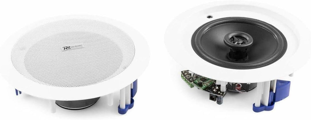 Power Dynamics CSBT60 Deckenlautsprecher Bluetooth Set, 120 Watt Paar, 2-Wege Einbaulautsprecher Dec