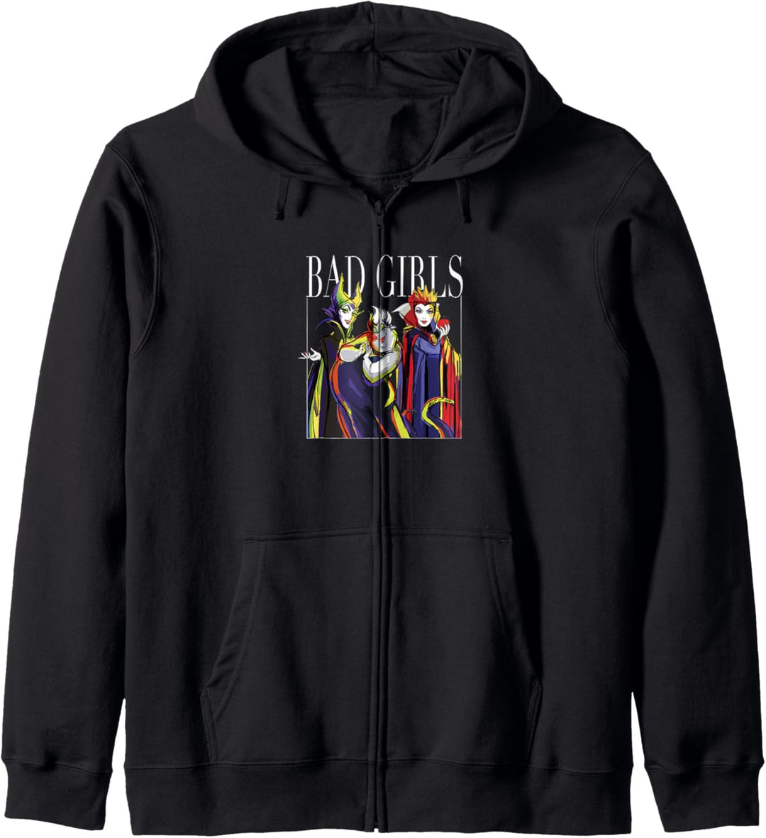 Disney Villains Bad Girls Group Shot Painted Kapuzenjacke
