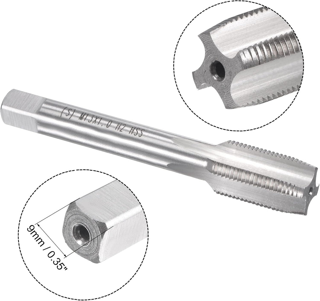 sourcing map Gewindebohrer M13 x 1mm Gewindebohrer mit Legierungswerkzeug, M13 x 1mm