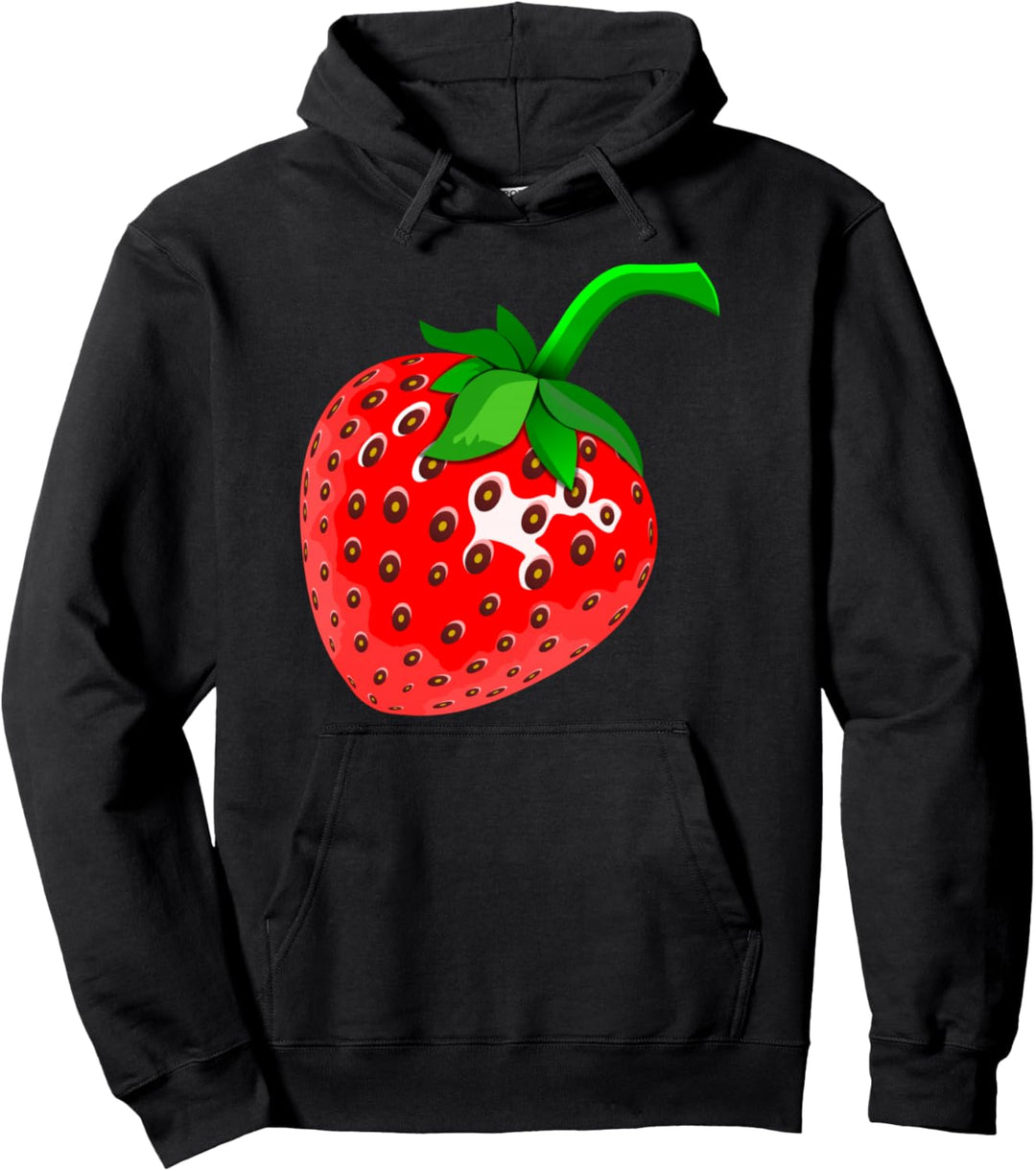 Lustiges Erdbeere Kostüm Fasching Erdbeerkostüm Pullover Hoodie