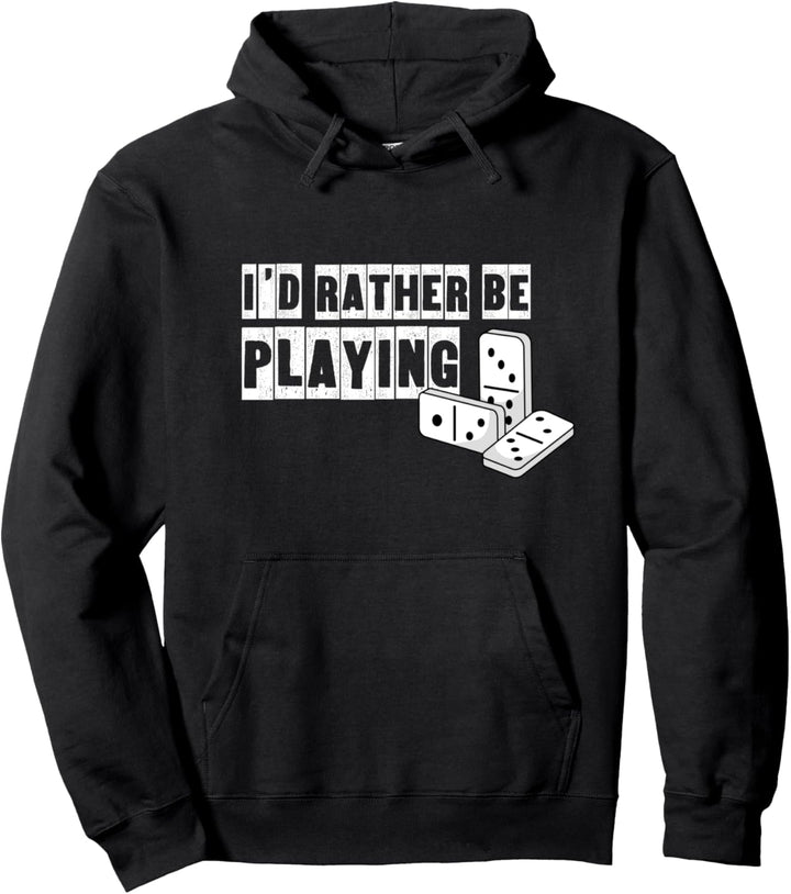 Domino-Spieler Hobby Domino-Spiel Lustiges Sprichwort Spruch Pullover Hoodie