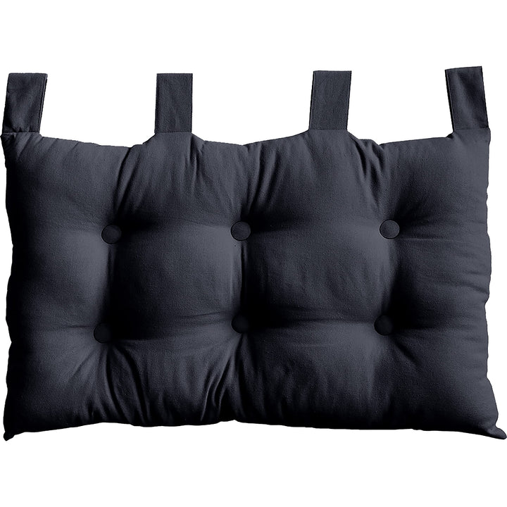 Enjoy Home Kopfteil Stoff 70 x 9 x 45 cm, Dunkelgrau, 9 X 45 CM, Dunkelgrau