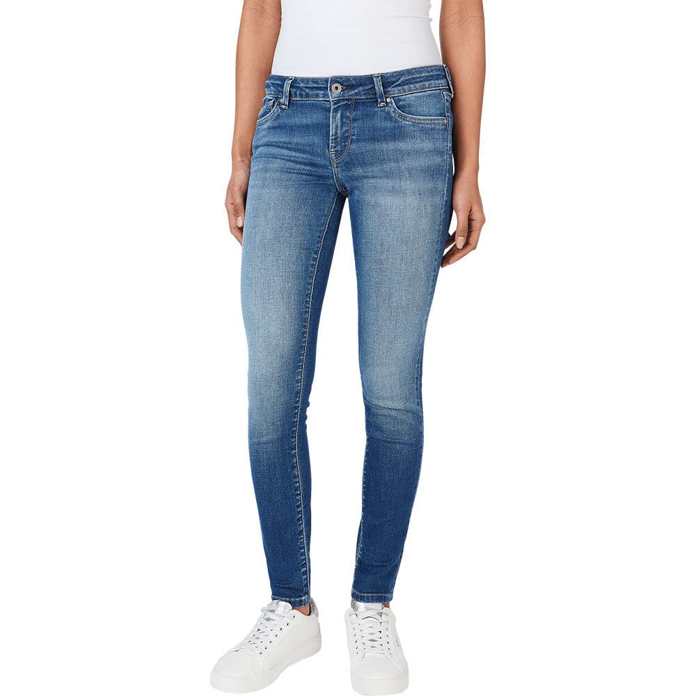 Pepe Jeans Damen Pixie Jeans 25W / 32L Blue (Denim-hn6), 25W / 32L Blue (Denim-hn6)