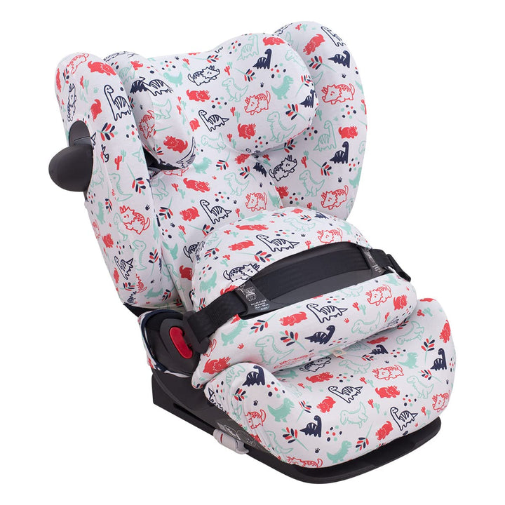 JYOKO KIDS Bezug Kompatibel mit Cybex Pallas G I-SIZE (Bezug Pallas G, DINO PARTY) Bezug Pallas G DI