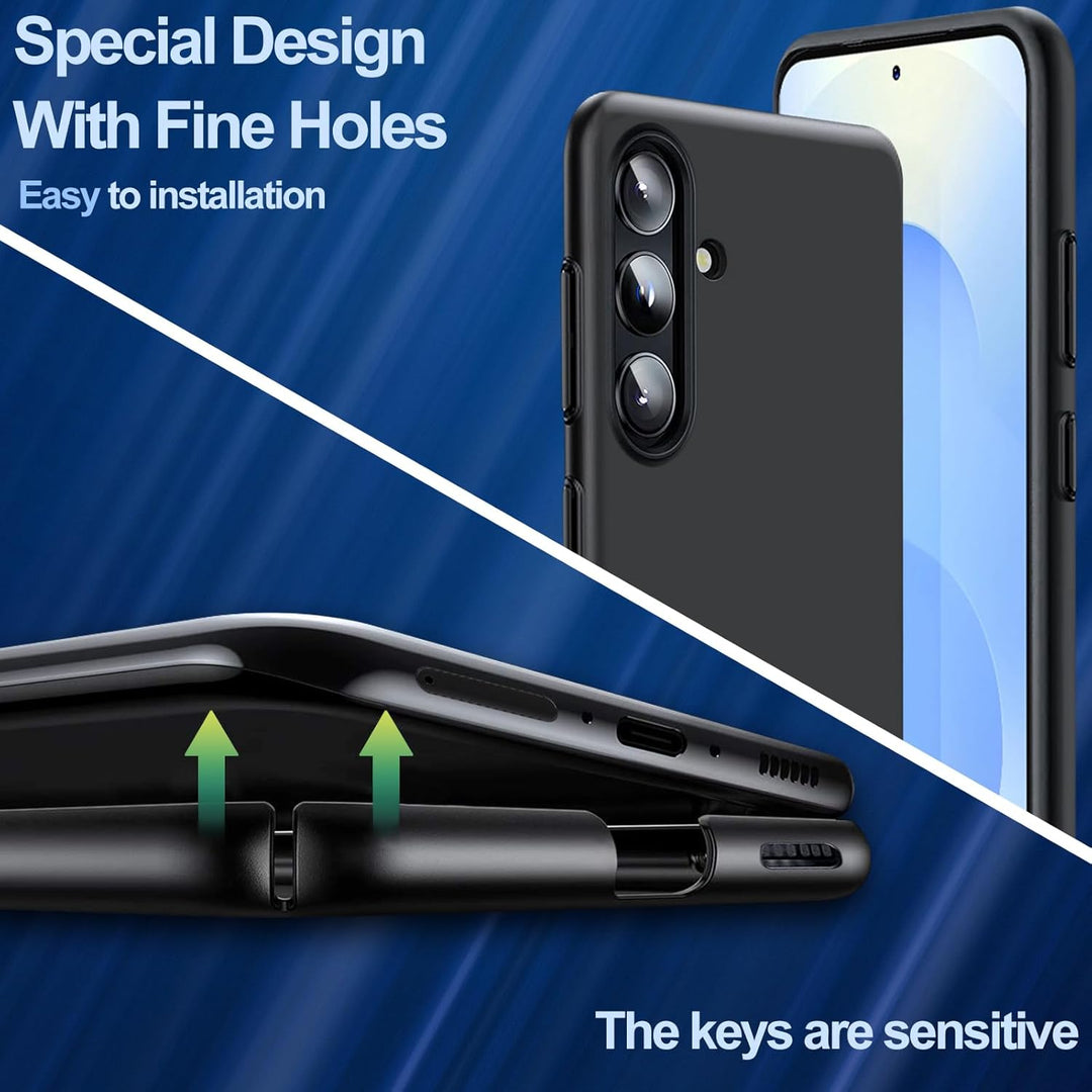 Ultradünne Hülle für Samsung Galaxy S25 5G, Extrem Dünn Matte Finish S25 Handyhülle PC Schale [Anti-