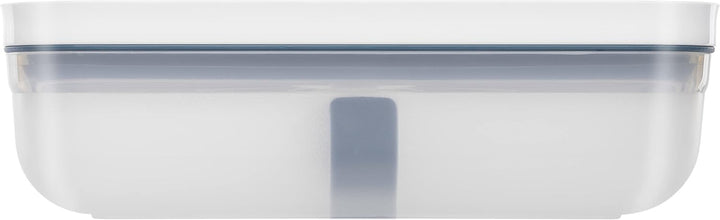 ZWILLING Fresh & Save Vakuum Lunchbox, Grösse L flach, Kunststoff, Semitransparent-La Mer Semitransp