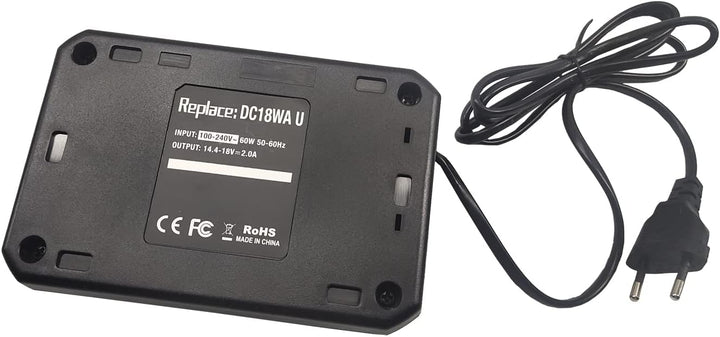 Ersetzen Für Makita Ladegerät DC18WA 100V-240V 2.0A Lithium-Ionen-Ladegerät, 14,4-18 V für Makita G-
