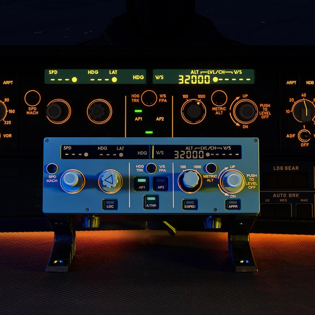 A320FCU Cube Flugsimulator Flugsteuerung Unit Panel Pilot Game Simulator Plug-and-Play Real Aircraft
