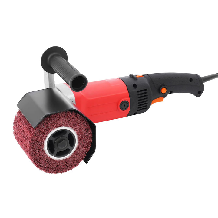 Satiniermaschine Schleifmaschine Bürstenschleifer 1400W Zur Bearbeitung von Edelstahl Gusseisen Alum