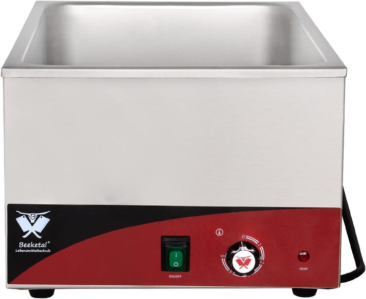 Beeketal 'BBMoA' Gastronorm Bain Marie Profi Gastro Speisewärmer passend für (GN) 1/1 Gastronorm Beh