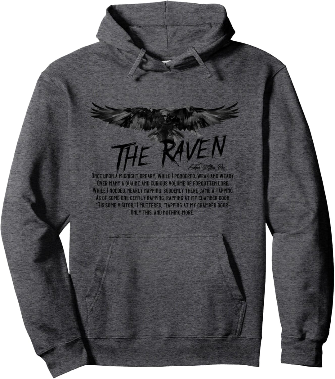 The Raven, Edgar Allan Poe, Fan-Kunst-T-Shirts und Geschenke Pullover Hoodie