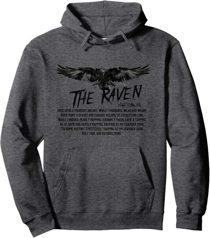 The Raven, Edgar Allan Poe, Fan-Kunst-T-Shirts und Geschenke Pullover Hoodie
