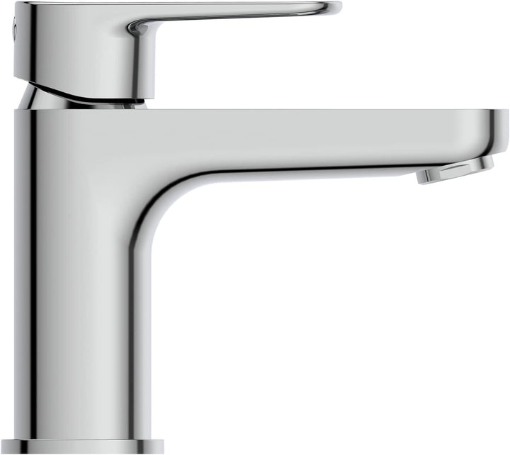 Ideal Standard BC697AA Cerafine O Waschtischarmatur mit Zugknopf-Ablaufgarnitur