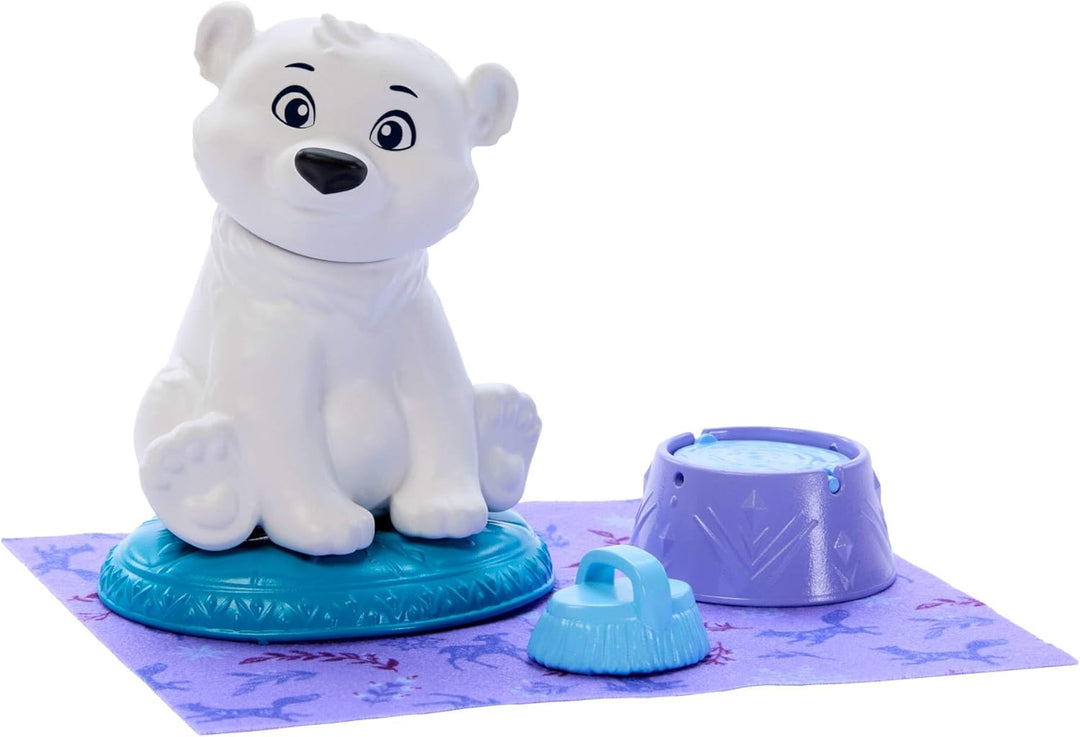 Mattel Disney Die Eiskönigin ELSA-Modepuppe und Bärenjunges-Figur mit 4 Zubehörteilen, einschliessli