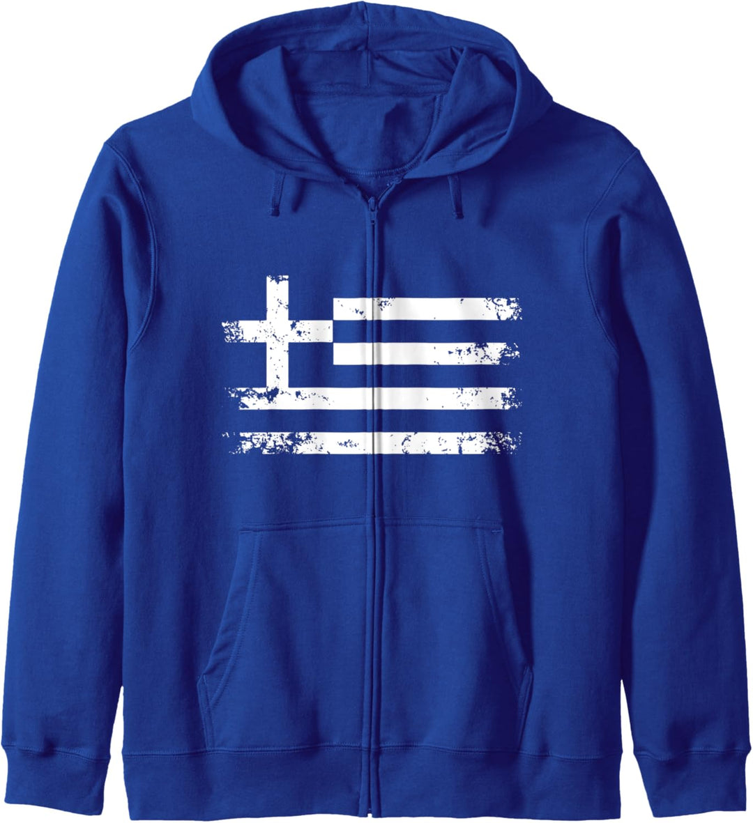 Griechische Flagge Kapuzenjacke