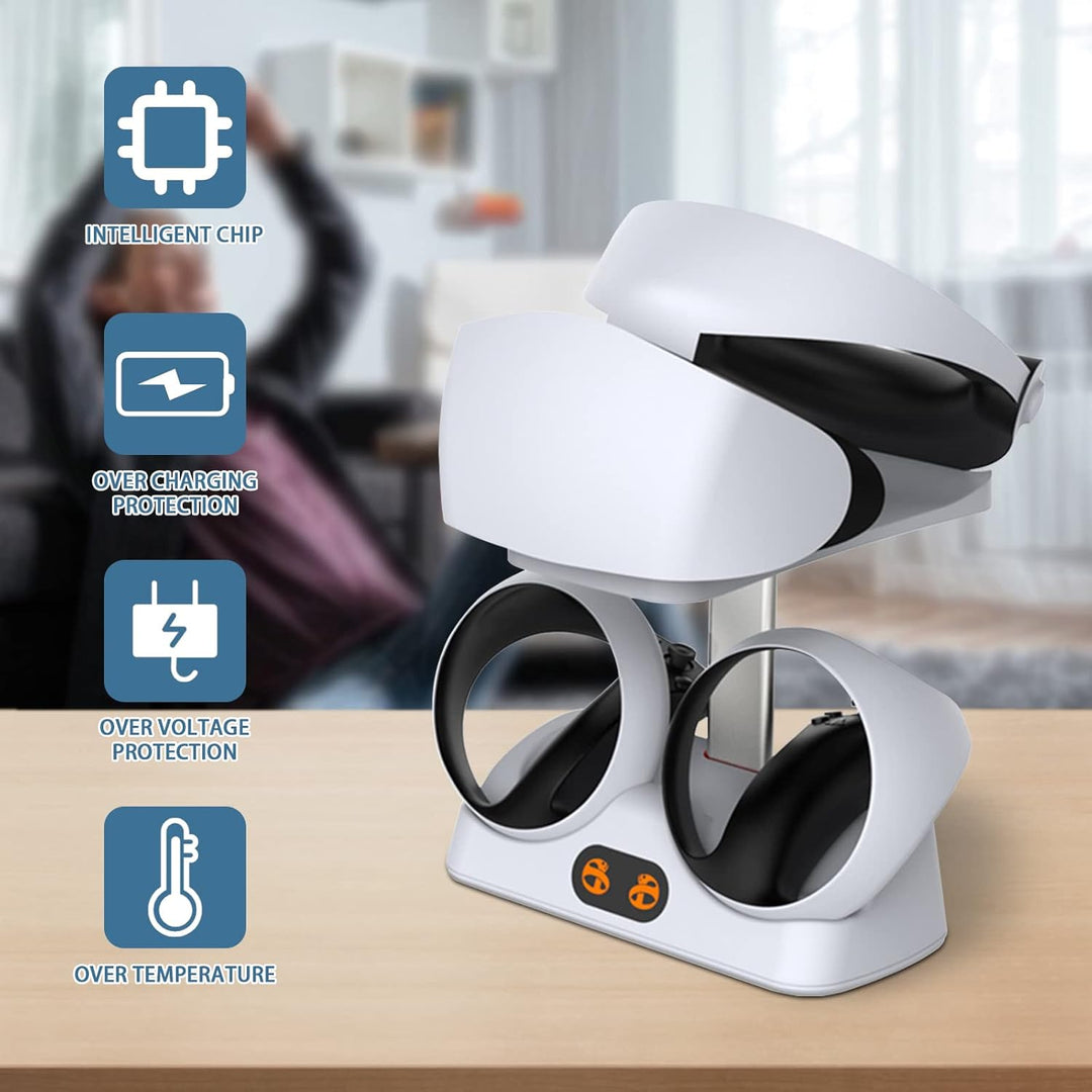 Controller Ladestation, Kühlungs Ladestation, Ladestation kompatibel mit Playstation VR 2, Controlle