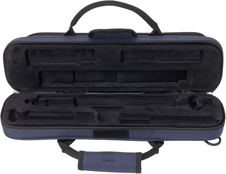 Protec MAX MX308BX Flötenkoffer für Flöten mit C oder H Fuss, Blau, Blau
