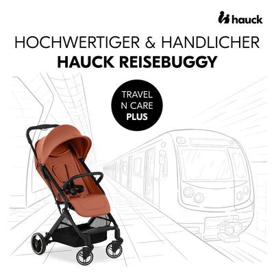 Hauck Reisebuggy Travel N Care Plus mit Liegefunktion, nur 7,2 kg, UV-Schutz 50+, bis 25 kg belastba