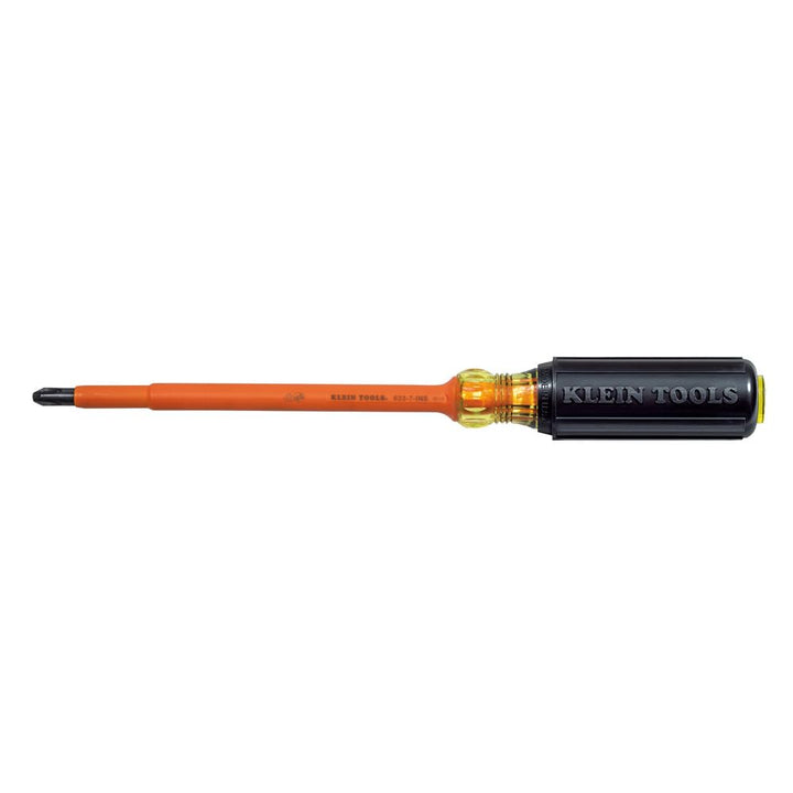 Klein Tools 6337INS Isolierter Schraubendreher, 3 Phillips, 17,8 cm runder Schaft 7-Inch 3. Phillips
