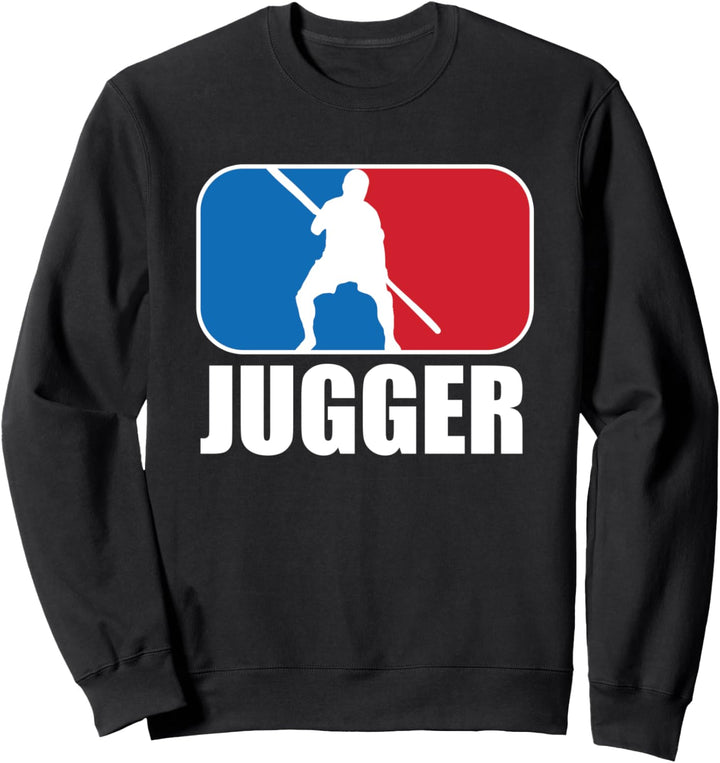 Jugger Trendsport Jugg Pompfen Schild Q-Tip Sport Geschenk Sweatshirt