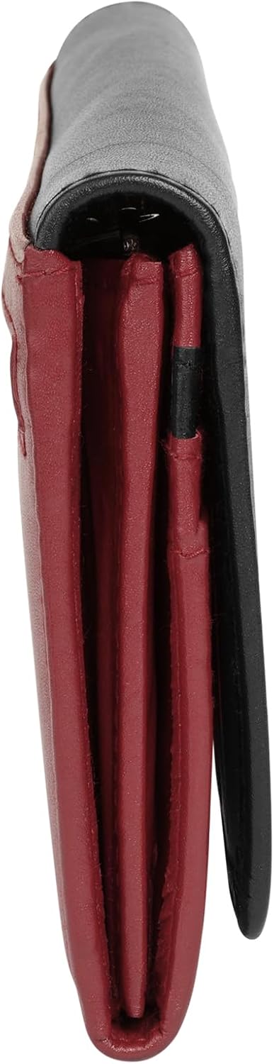 bruno banani Geldbörse Echt Leder schwarz Damen - 021911, Schwarz
