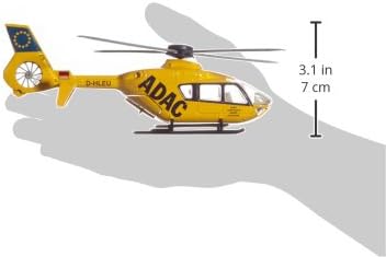 siku 2539, Rettungshubschauber, 1:55, Metall/Kunststoff, Gelb, Bewegliche Rotoren Rettungshubschaube