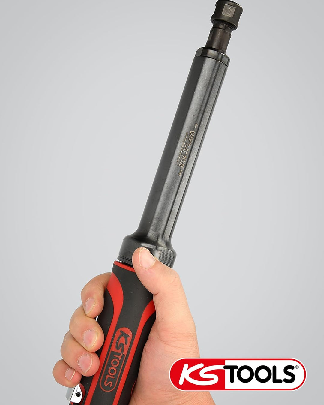 KS Tools Langschaft Stabschleifer Druckluft SlimPOWER 515.5415 I Geradschleifer mit Drehzahl-Regulie