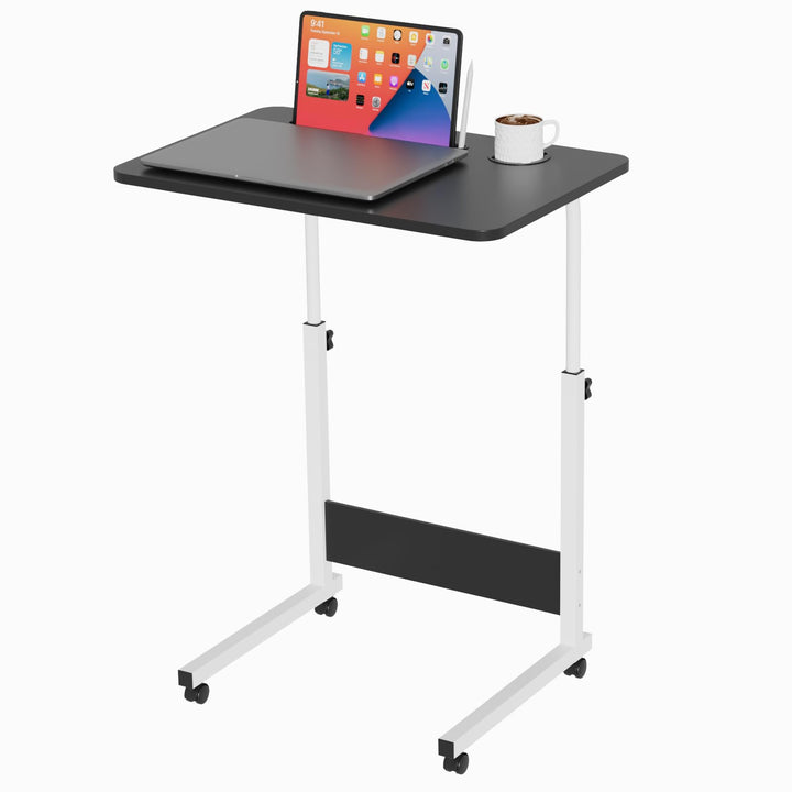 PIPIPOXER 60x40cm Laptoptisch höhenverstellbarer Schreibtisch Computertisch mobiler Laptop-Schreibti
