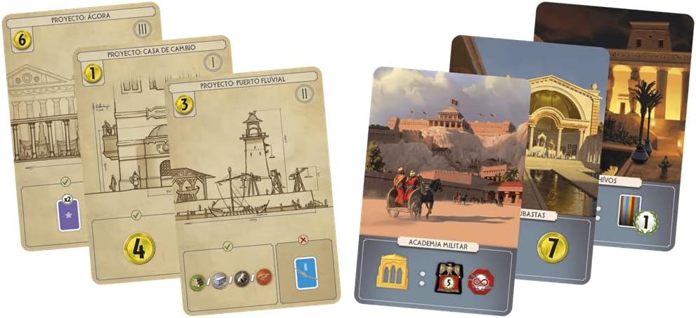 Unbox Now Repos Production 7 Wonders Gebäude - Erweiterung auf Spanisch