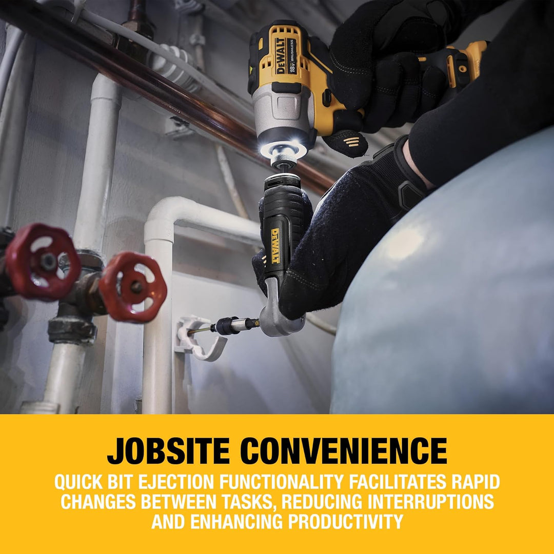 Dewalt Impact Winkelvorsatz für Schlagschrauber DT20500 (1/4" Sechskant, schlagfest, performt mit bi
