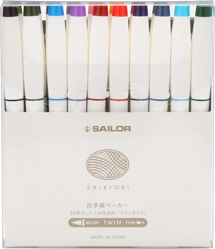 Sailor Calligraphy Brushpens Shikiori 20 Stück