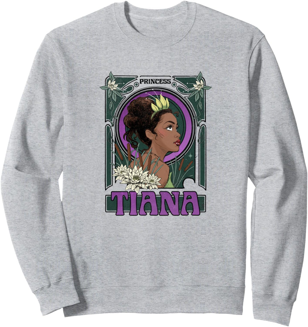 Disney Princess & The Frog Tiana Stained Glass Portrait Sweatshirt