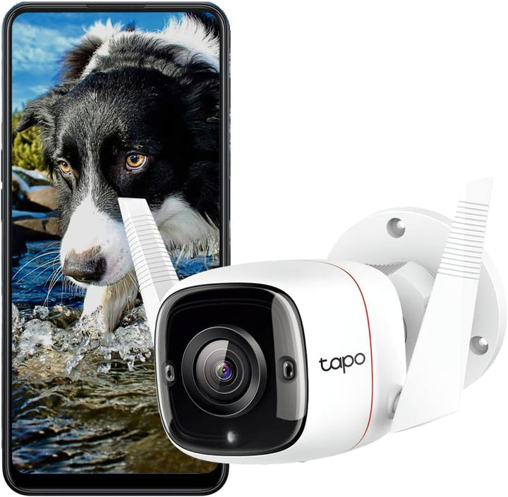 TP-Link Tapo C500 WLAN-Überwachungskamera für den Aussenbereich, 360 Grad, Auflösung 1080p, Bewegung