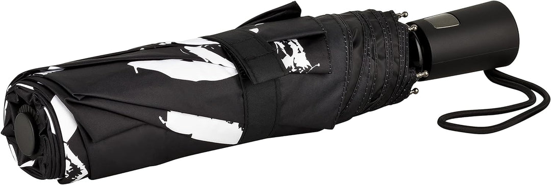 VON LILIENFELD Regenschirm Taschenschirm UV-Schutz durch UPF 50+ Auf-Zu-Automatik Sturmfest Fibergla