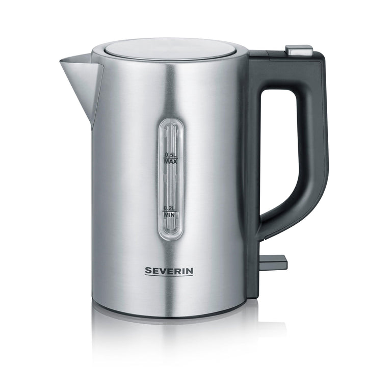 SEVERIN Reise-Wasserkocher-Set, Mini-Reisewasserkocher für 0,5 L, elektrischer Wasserkocher mit 2 Ku