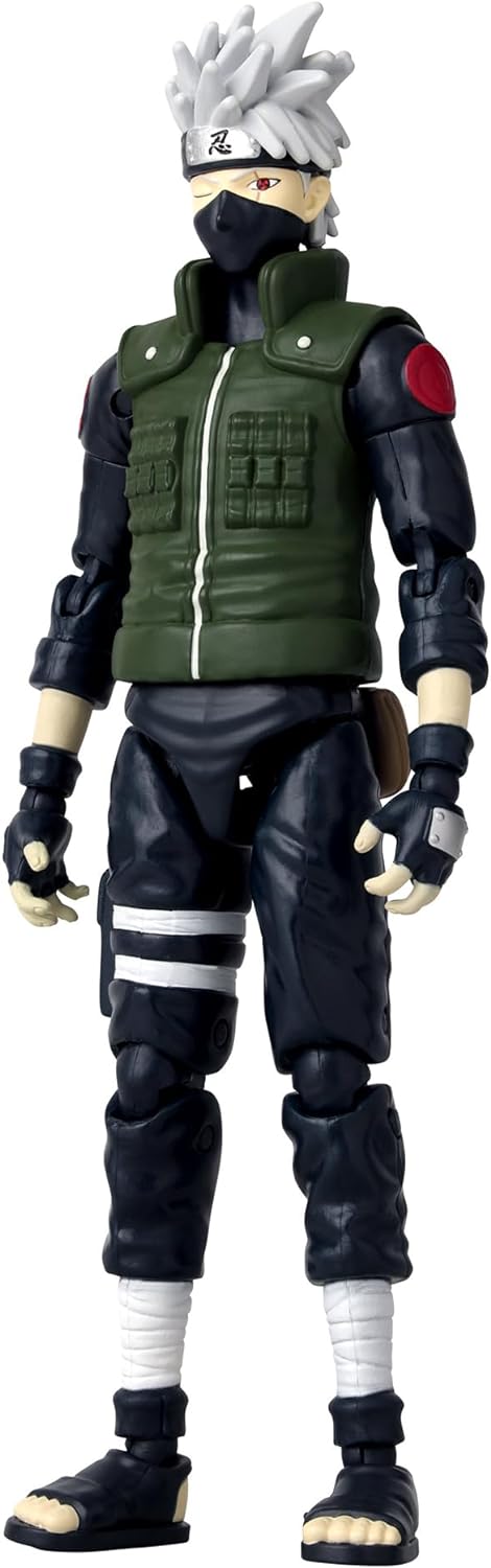 Bandai – Anime Heroes – Naruto Shippuden – Anime-Heldenfiguren 17 cm – Kakashi Hatake (Fourth Great