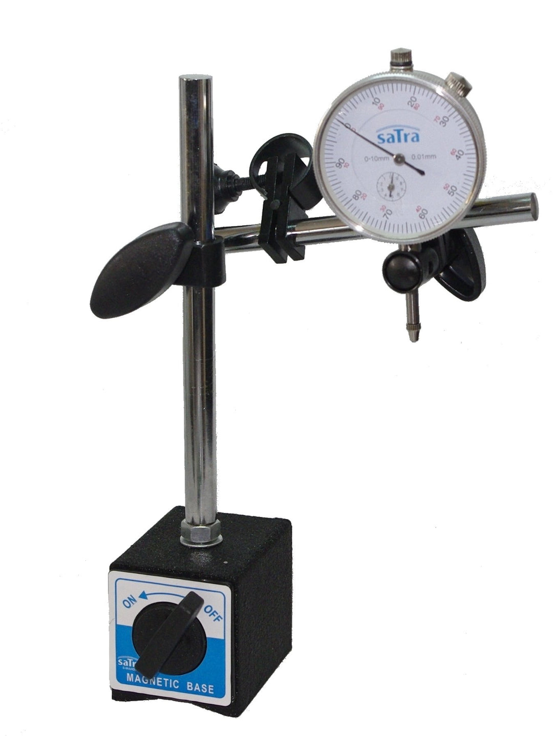 S-MAHO2 Magnetständer mit Magnetfuss und Vergleichsuhr Auflösung 0-10mm 0,01mm