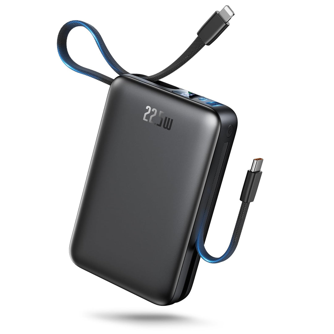 Power Bank 26800mAh, 22,5W USB C Schnellladung Powerbank für iphone mit 2 Anschlüssen & 2 integriert
