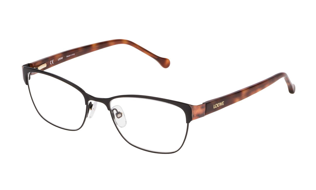 Loewe Unisex-Erwachsene VLW483M530Q81 Brillengestelle, Schwarz (Shiny Black), 55